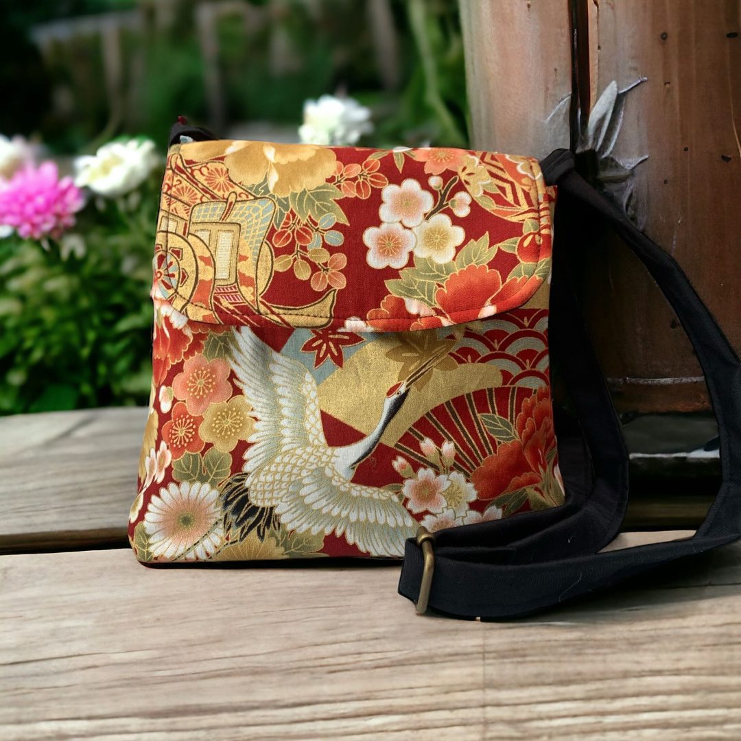 BOLSO CON SOLAPA CRANE ELEGANCE