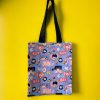 JAPANESE TOTE BAG ANIME LIGHT BLUE