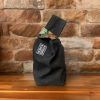 Japanese Knot Bag Black Denim MOMO KIDOHO