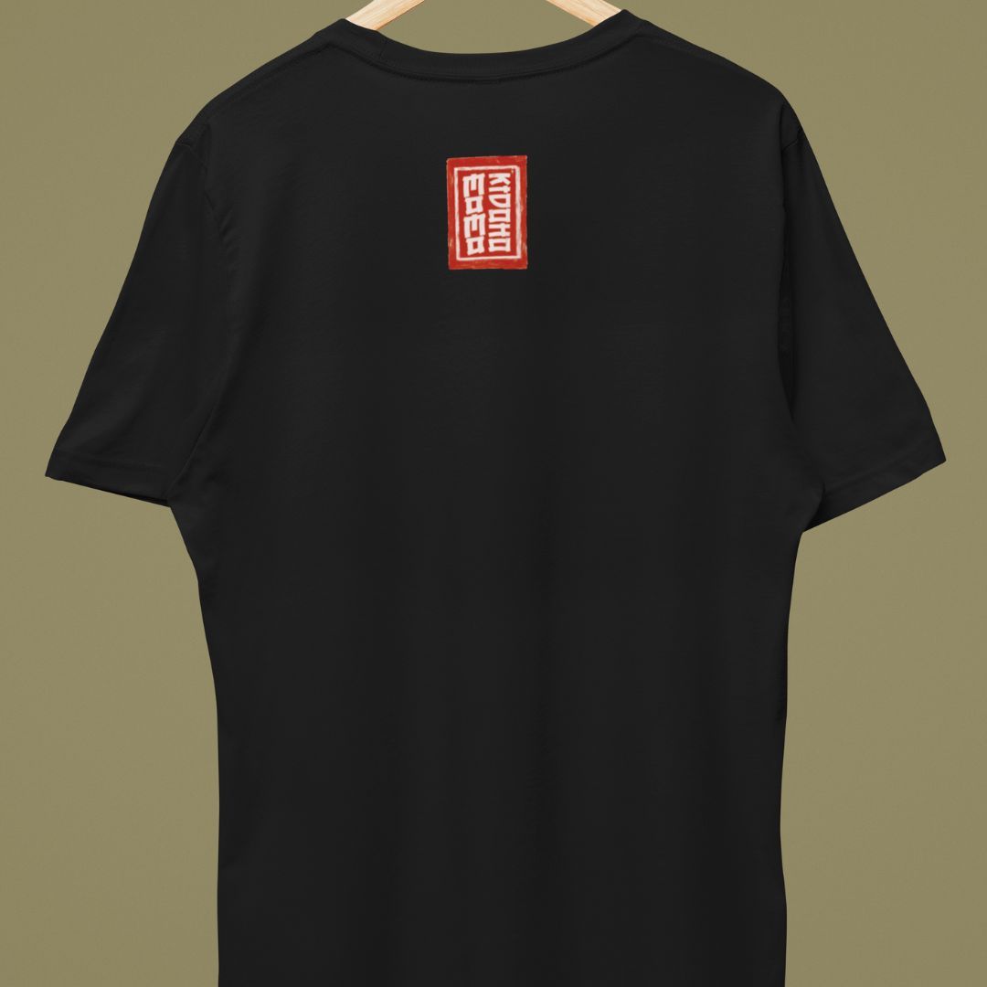 CAMISETA JAPONESA PEZ KOI DORADO MOMO KIDOHO