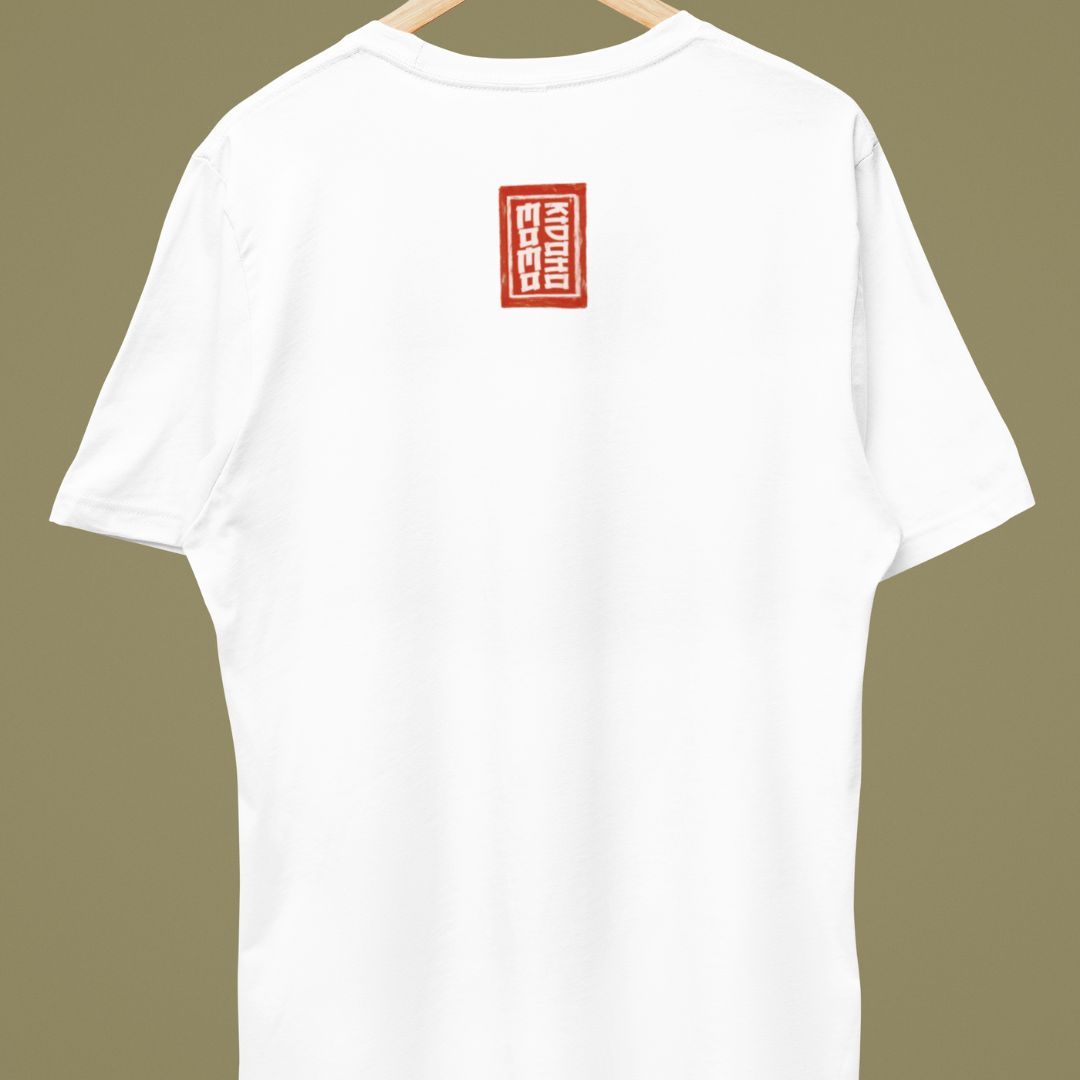 CAMISETA JAPONESA PEZ KOI DORADO MOMO KIDOHO