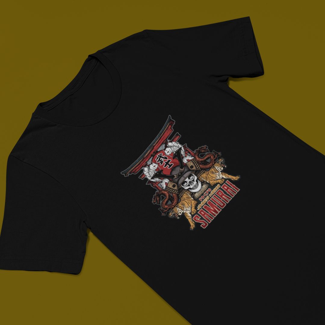 JAPANISCHES T-SHIRT TOKIO SAMURAI MOMO KIDOHO