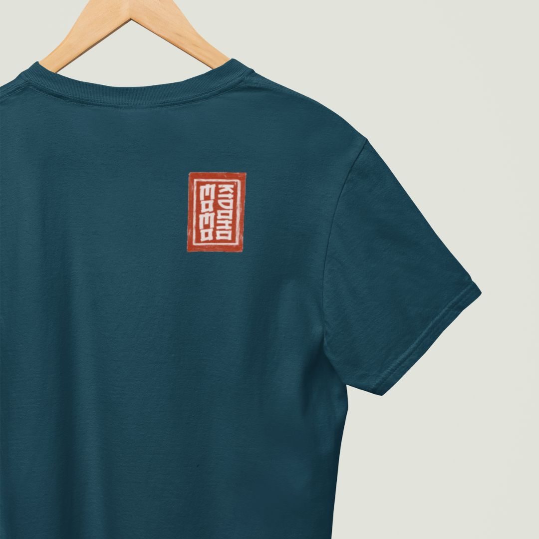 CAMISETA JAPONESA TOKYO COLOR TEAL