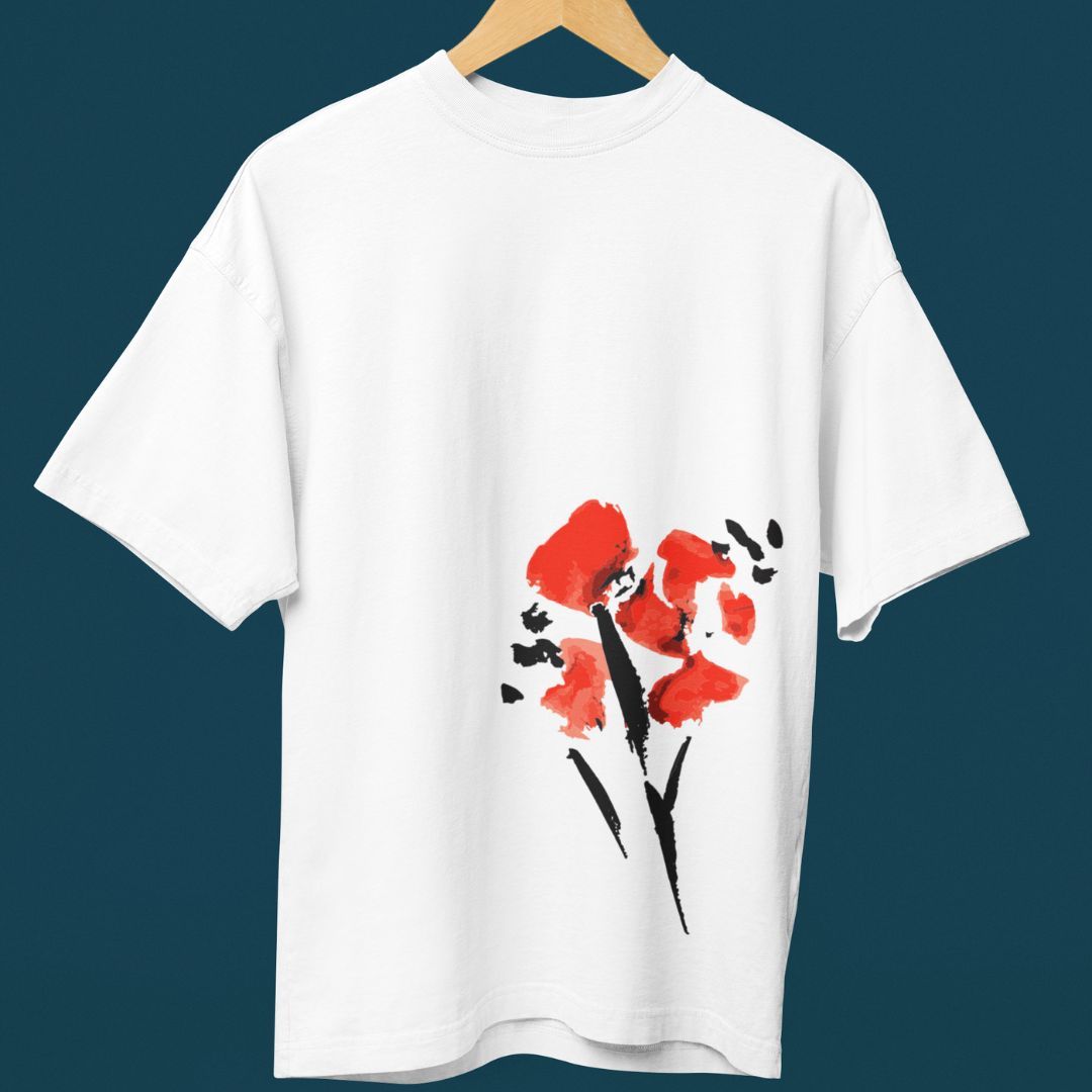 JAPANESE T-SHIRT AKAHANA HARMONY TEE MOMO KIDOHO