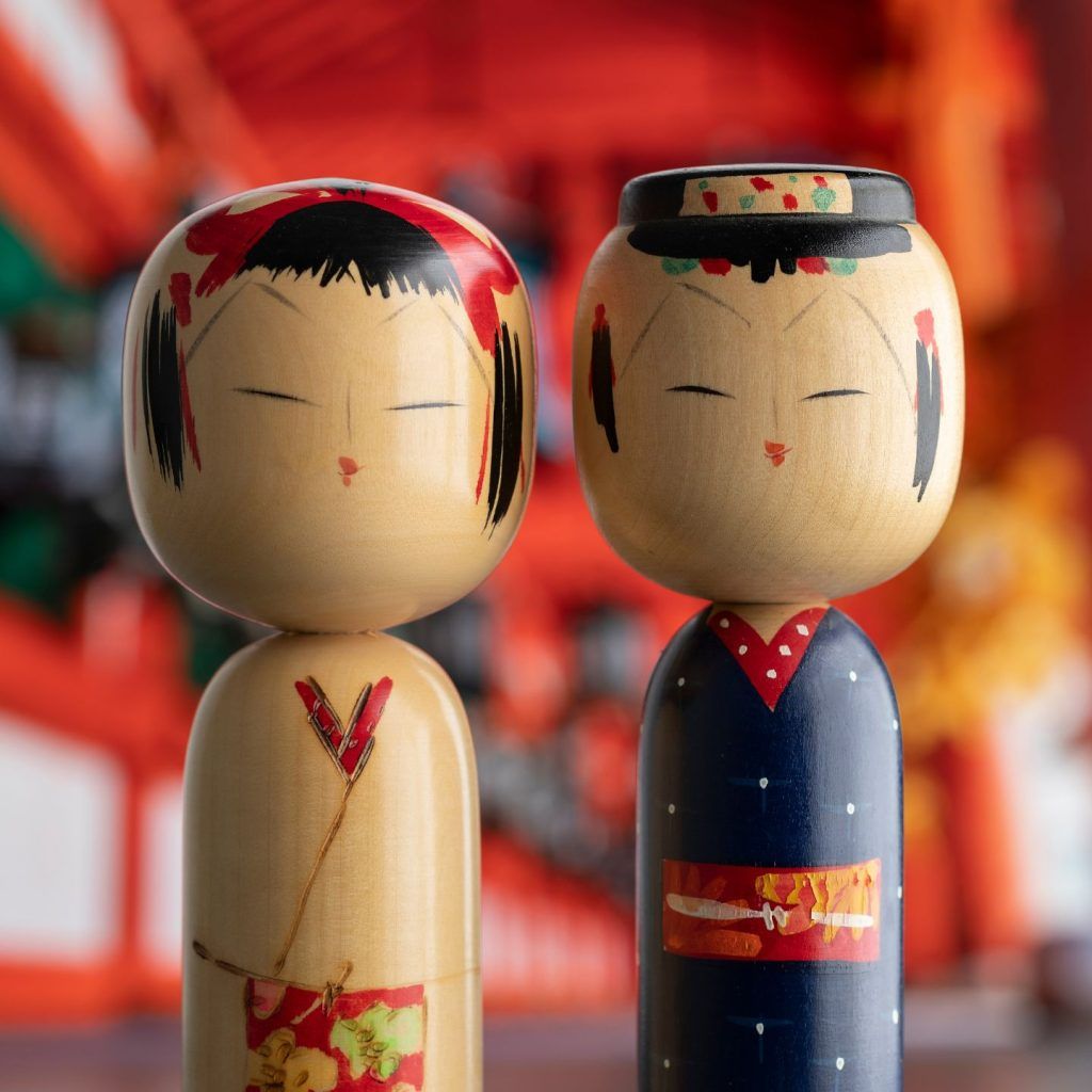 kokeshi dolls MOMO KIDOHO