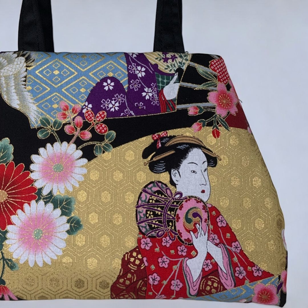 JAPANESE TOTE BAG GEISHA OKOI MINI