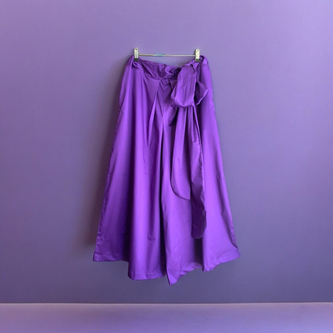 Pantaloni giapponesi Momo Hakama in viola MOMO KIDOHO