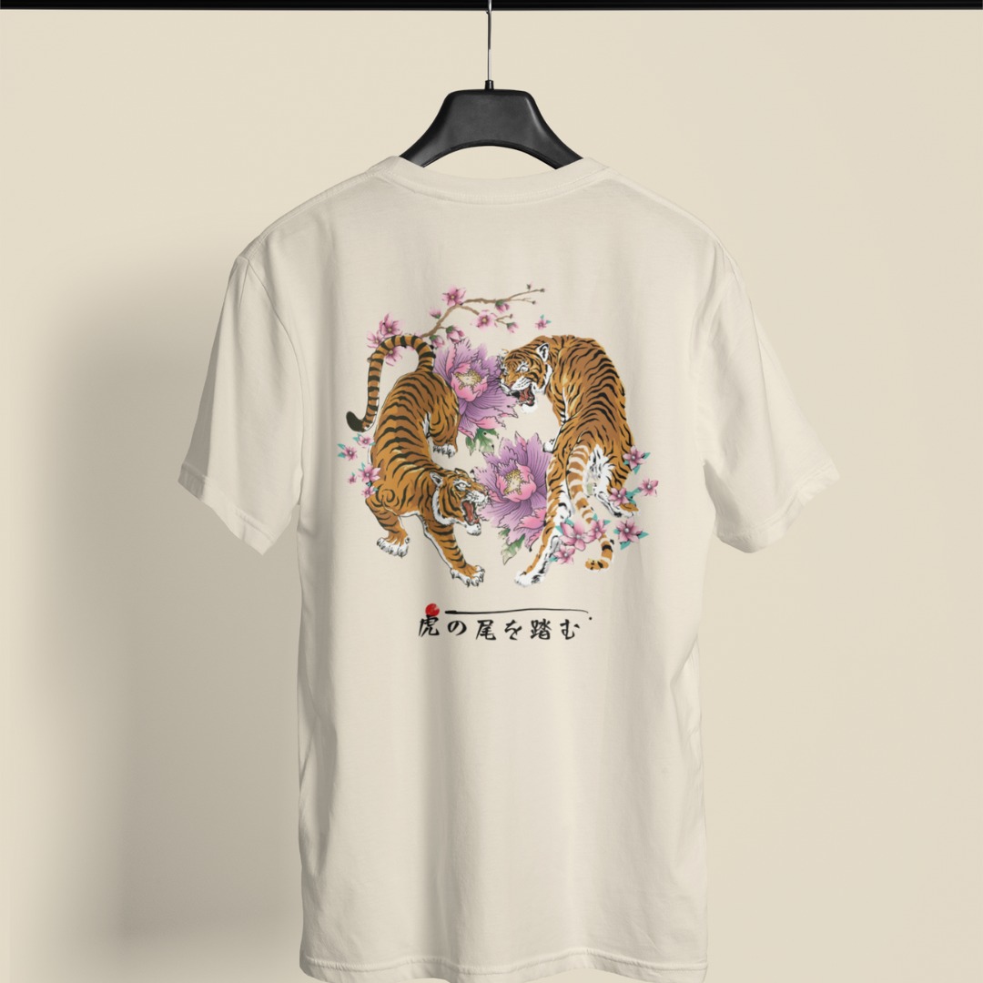 Japanisches T-shirt Tiger und Lillys MOMO KIDOHO