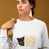 Koreanisches Sweatshirt Katzen wählen uns MOMO KIDOHO