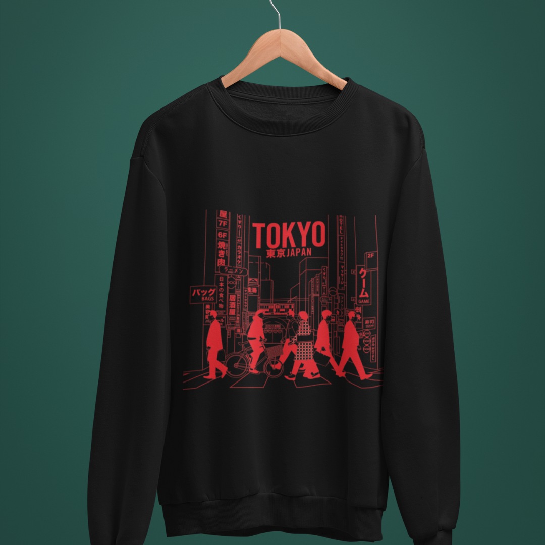 Sudadera Tokyo Urban Negro MOMO KIDOHO