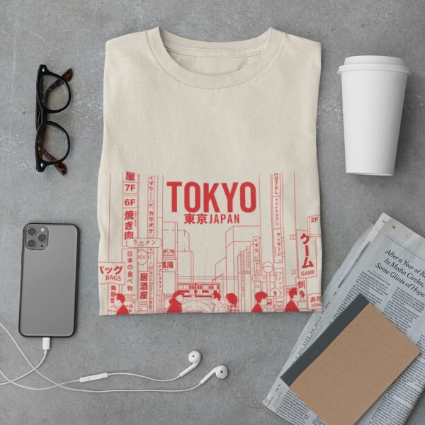 T-shirt Urban Tokyo Beige MOMO KIDOHO