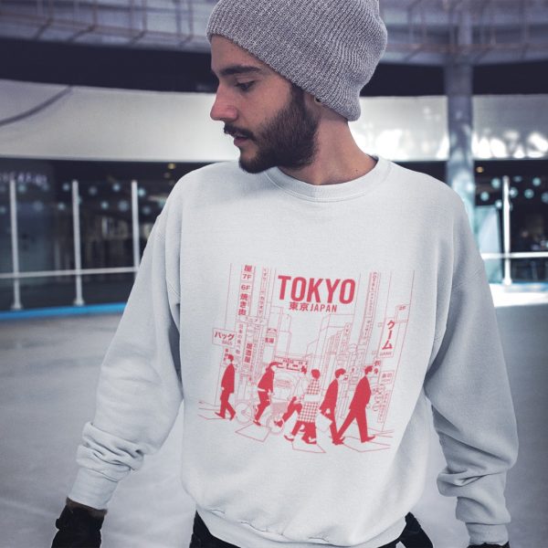 Суитшърт Tokyo Urban White MOMO KIDOHO