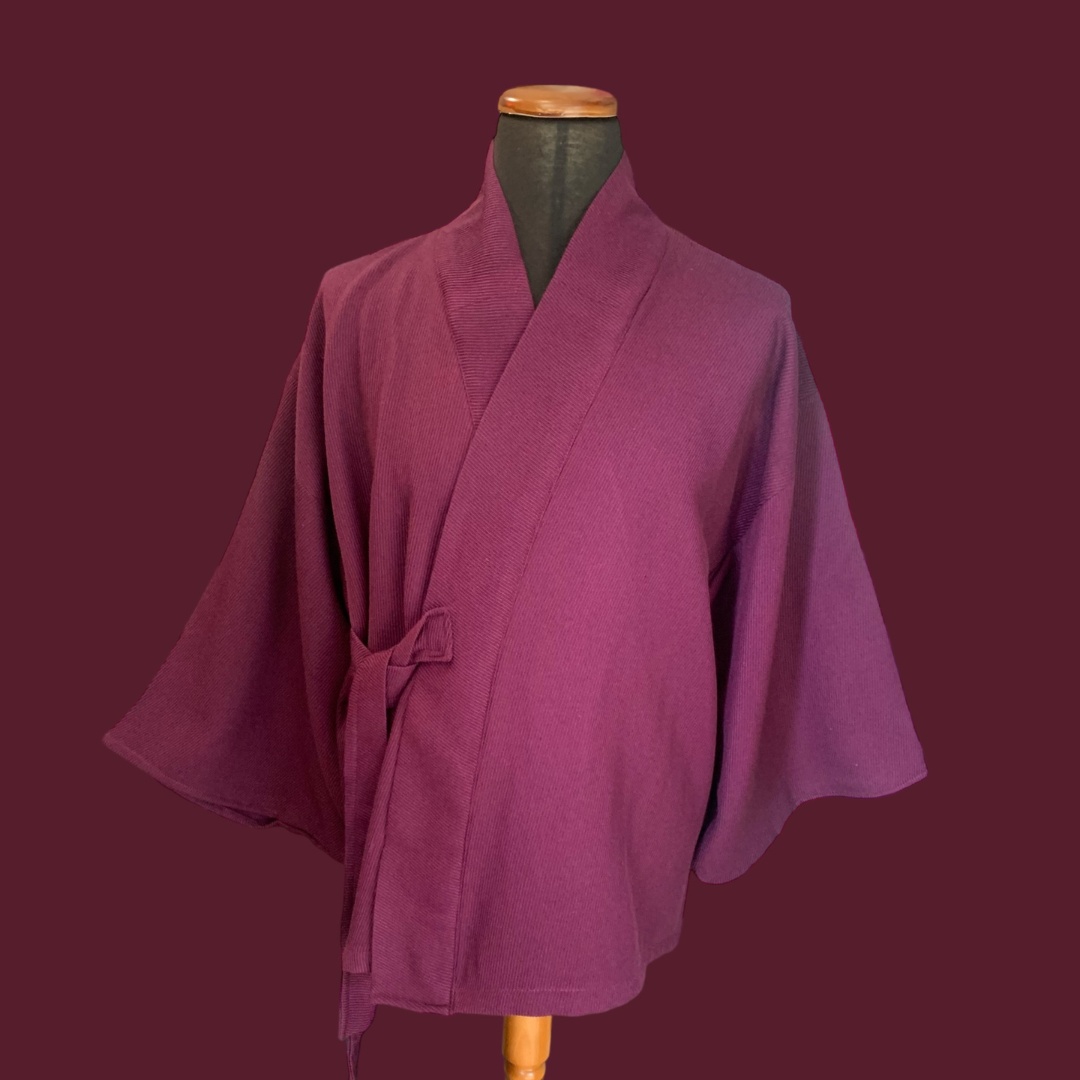 Kimono Haori Wool Murasaki no Yume MOMO KIDOHO