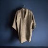 Τraditional Japanese Haori in Khaki Beige MOMO KIDOHO