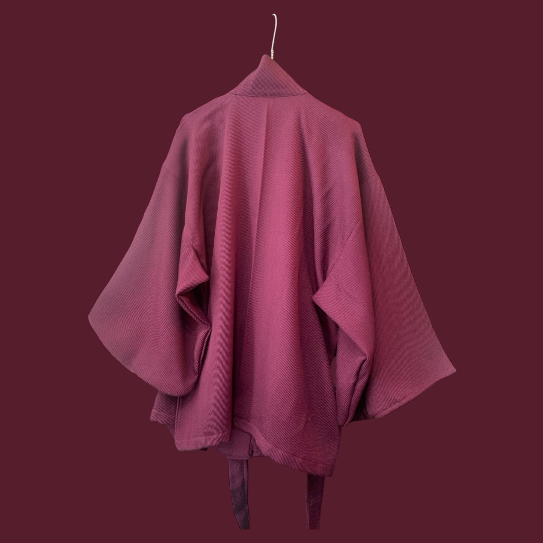 Kimono Haori Wool Murasaki no Yume MOMO KIDOHO