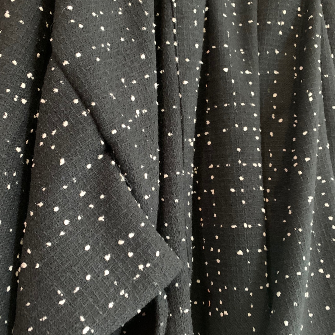 Kimono Haori Black with white dots