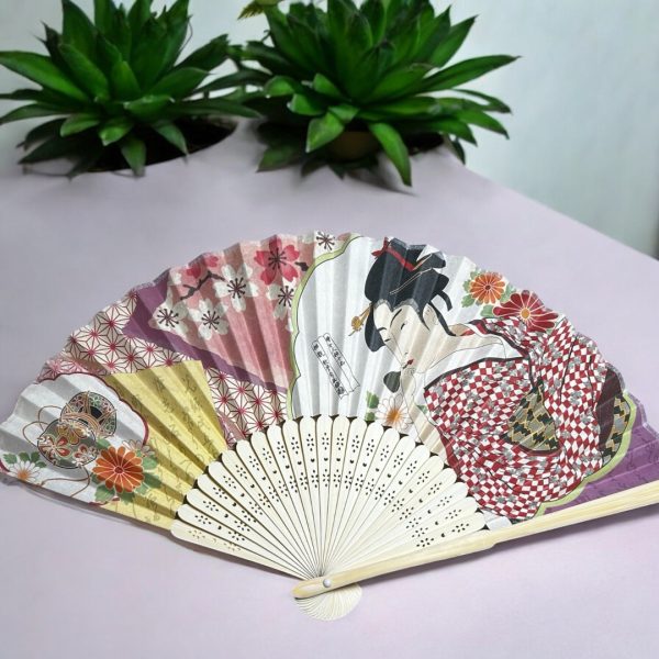 Fan Geisha no Yuga Sensu momo kidoho