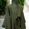 Olive Harmony Wool Kimono