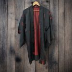 Kimono Haori in Black & Burgundy