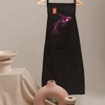 JAPANESE APRON KOI FISH PINK