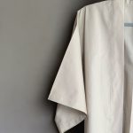 Kimono Haori in Beige Organic Cotton