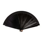 Fan Black Wooden fan 23cm