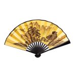 Double-Sided Fan with Landscape Design