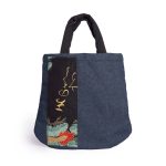 BAG IN BLUE DENIM AND JAPANESE COTTON