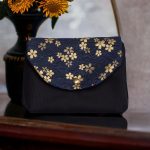 Japanese Pouch Golden Flowers