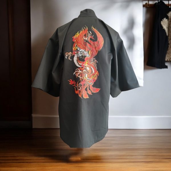 Phoenix and Dragon Haori MOMO KIDOHO