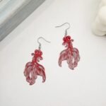 Japanese Goldfish Earings in Red