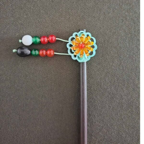 Hair Pin Light Green Rosetta MOMO KIDOHO