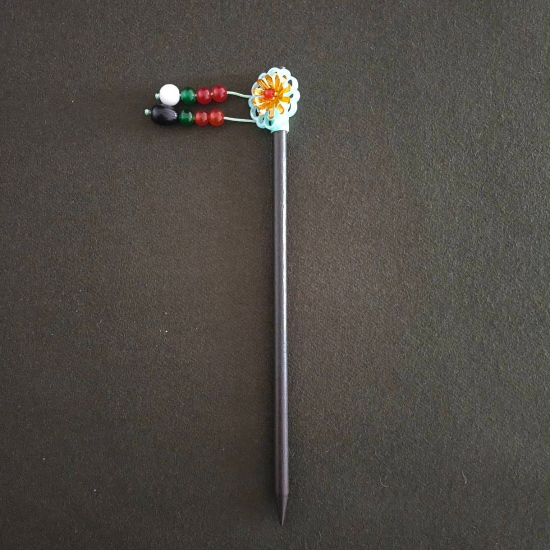 Hair Pin Light Green Rosetta MOMO KIDOHO