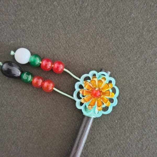 Hair Pin Light Green Rosetta MOMO KIDOHO